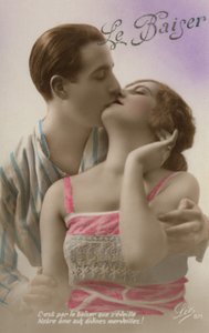 Kissing couple by French Photographer